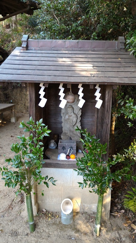 本殿東側の「お不動様」
